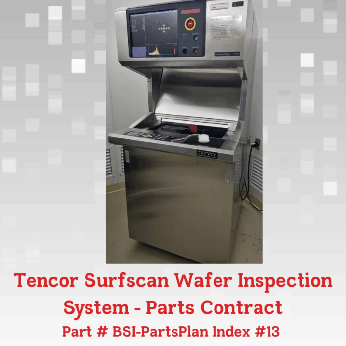Tencor Surfscan Wafer Inspection System - Parts Contract